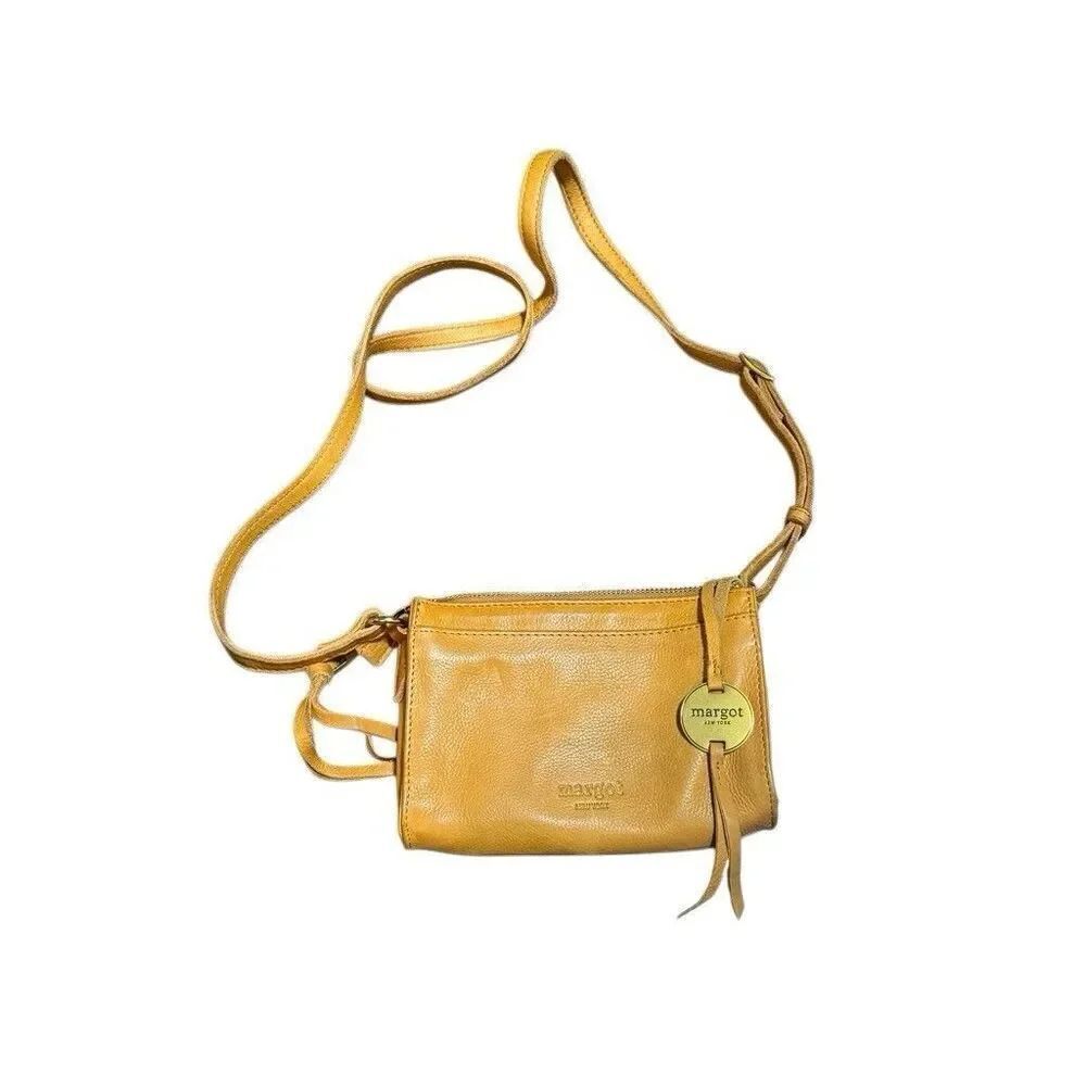 Margot Jules Double Zip Crossbody Bag Genuine leather
